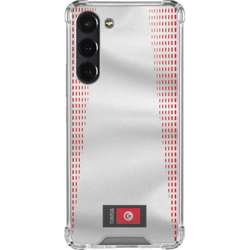 Tunisia Soccer Flag Galaxy S23 Plus Clear Case